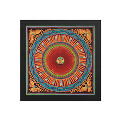 Huichol Yarn Painting Print • L - 069 - Huichol Arts
