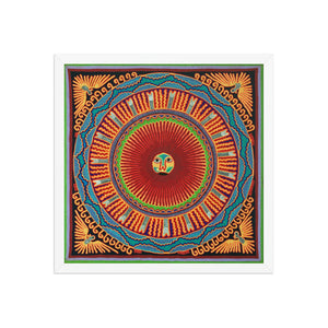 Huichol Yarn Painting Print • L - 069 - Huichol Arts