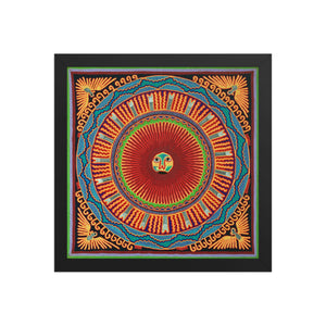 Huichol Yarn Painting Print • L - 069 - Huichol Arts