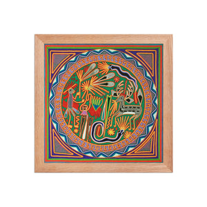 Huichol Yarn Painting Print • L - 071 - Huichol Arts