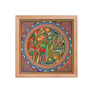 Huichol Yarn Painting Print • L - 071 - Huichol Arts