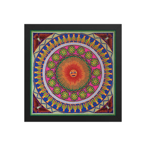 Huichol Yarn Painting Print • L - 072 - Huichol Arts