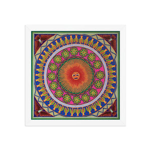 Huichol Yarn Painting Print • L - 072 - Huichol Arts