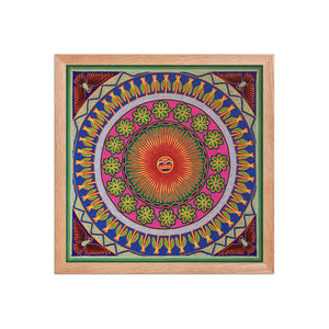 Huichol Yarn Painting Print • L - 072 - Huichol Arts