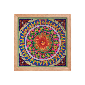Huichol Yarn Painting Print • L - 072 - Huichol Arts