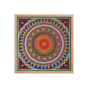 Huichol Yarn Painting Print • L - 072 - Huichol Arts