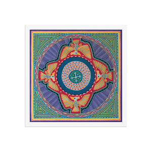 Huichol Yarn Painting Print • L - 073 - Huichol Arts