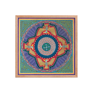 Huichol Yarn Painting Print • L - 073 - Huichol Arts