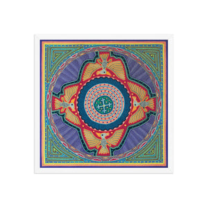 Huichol Yarn Painting Print • L - 073 - Huichol Arts