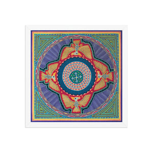 Huichol Yarn Painting Print • L - 073 - Huichol Arts