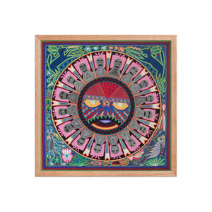Huichol Yarn Painting Print • L - 074 - Huichol Arts