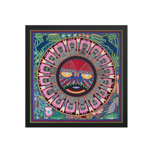 Huichol Yarn Painting Print • L - 074 - Huichol Arts