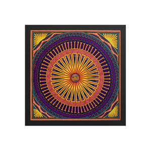 Huichol Yarn Painting Print • L - 075 - Huichol Arts