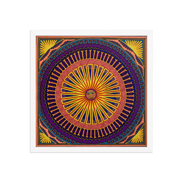 Huichol Yarn Painting Print • L - 075 - Huichol Arts