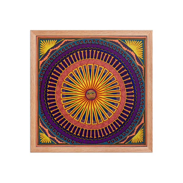 Huichol Yarn Painting Print • L - 075 - Huichol Arts