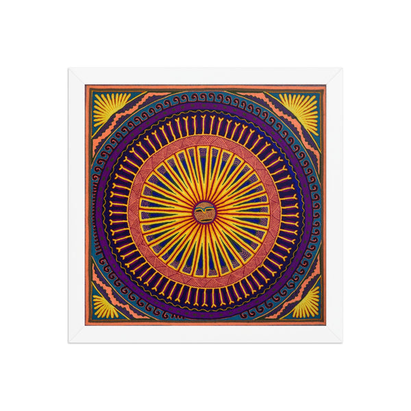 Huichol Yarn Painting Print • L - 075 - Huichol Arts