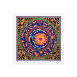 Huichol Yarn Painting Print • L - 076 - Huichol Arts