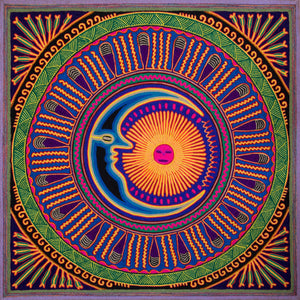Huichol Yarn Painting Print • L - 076 - Huichol Arts