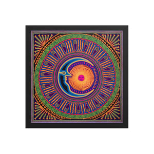 Huichol Yarn Painting Print • L - 076 - Huichol Arts