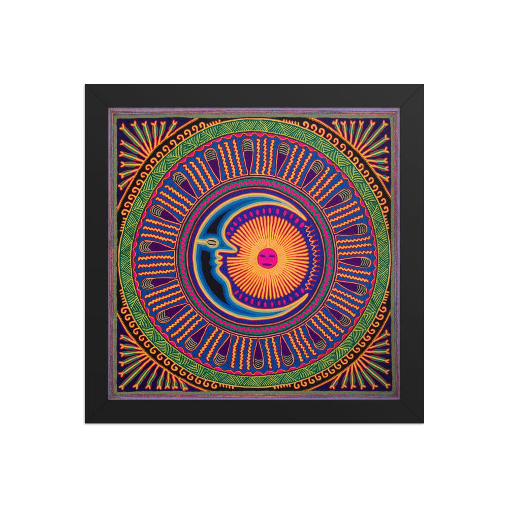 Huichol Yarn Painting Print • L - 076 - Huichol Arts