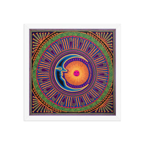 Huichol Yarn Painting Print • L - 076 - Huichol Arts