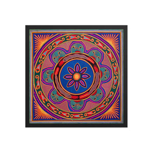 Huichol Yarn Painting Print • L - 077 - Huichol Arts