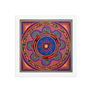 Huichol Yarn Painting Print • L - 077 - Huichol Arts
