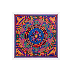 Huichol Yarn Painting Print • L - 077 - Huichol Arts