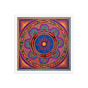 Huichol Yarn Painting Print • L - 077 - Huichol Arts