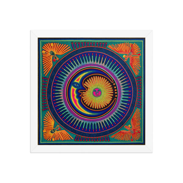 Huichol Yarn Painting Print • L - 078 - Huichol Arts
