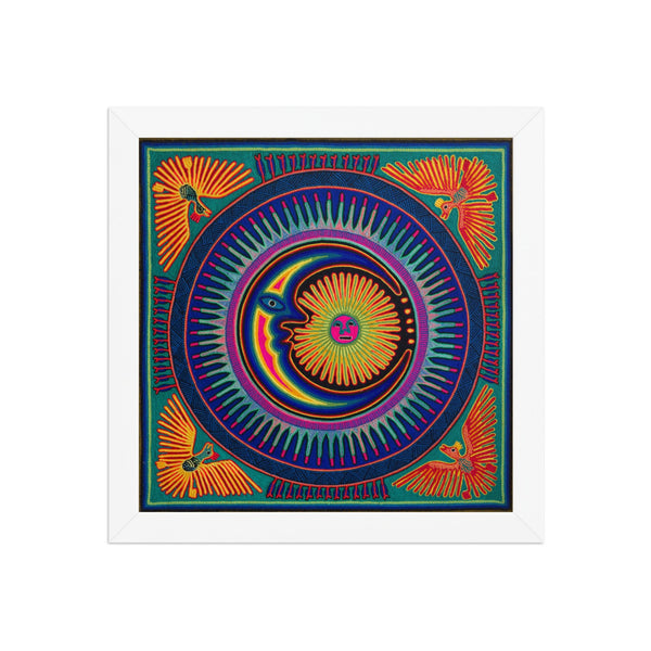 Huichol Yarn Painting Print • L - 078 - Huichol Arts