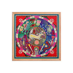 Huichol Yarn Painting Print • L - 083 - Huichol Arts