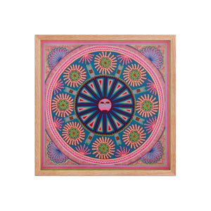 Huichol Yarn Painting Print • L - 084 - Huichol Arts