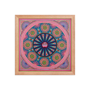 Huichol Yarn Painting Print • L - 084 - Huichol Arts