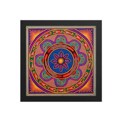 Huichol Yarn Painting Print • L - 086 - Huichol Arts