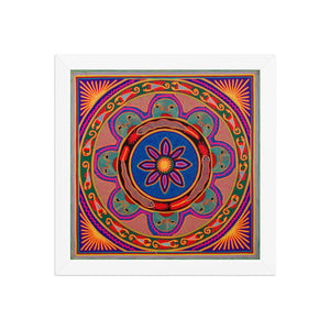 Huichol Yarn Painting Print • L - 086 - Huichol Arts