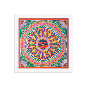 Huichol Yarn Painting Print • L - 089 - Huichol Arts