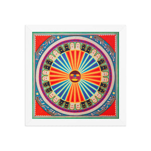 Huichol Yarn Painting Print • L - 091 - Huichol Arts