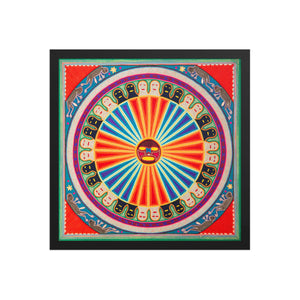 Huichol Yarn Painting Print • L - 091 - Huichol Arts