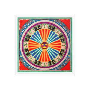 Huichol Yarn Painting Print • L - 091 - Huichol Arts