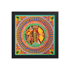 Huichol Yarn Painting Print • L - 092 - Huichol Arts