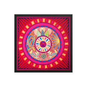 Huichol Yarn Painting Print • L - 093 - Huichol Arts