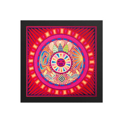 Huichol Yarn Painting Print • L - 093 - Huichol Arts