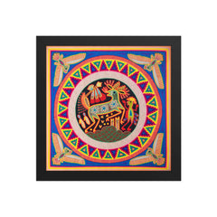 Huichol Yarn Painting Print • L - 094 - Huichol Arts
