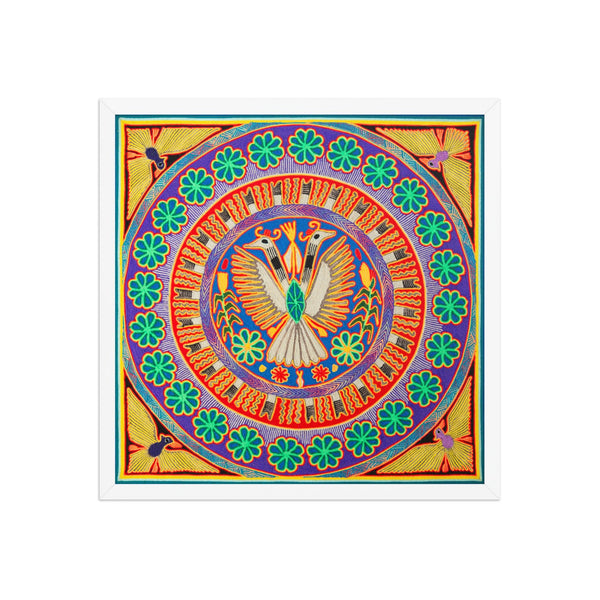 Huichol Yarn Painting Print • L - 098 - Huichol Arts
