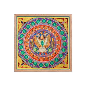 Huichol Yarn Painting Print • L - 098 - Huichol Arts