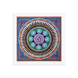 Huichol Yarn Painting Print • L - 099 - Huichol Arts