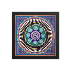 Huichol Yarn Painting Print • L - 099 - Huichol Arts