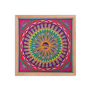 Huichol Yarn Painting Print • L - 100 - Huichol Arts