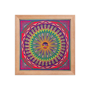 Huichol Yarn Painting Print • L - 100 - Huichol Arts